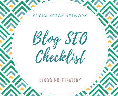 blog seo checklist