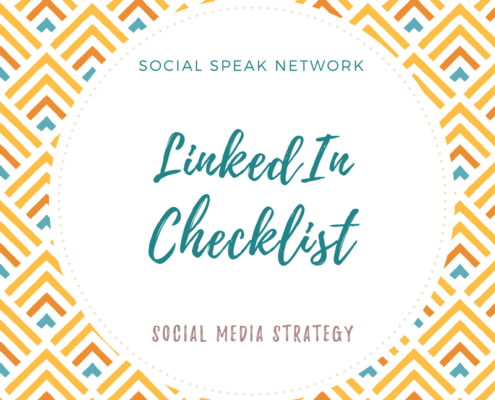 LinkedIn Checklist