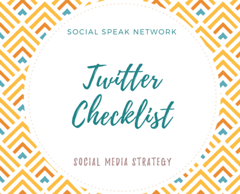 Twitter Checklist