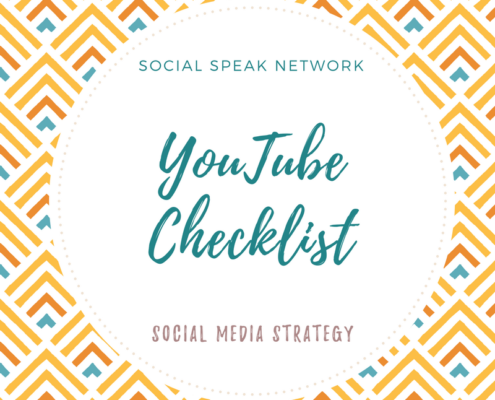 YouTube Checklist
