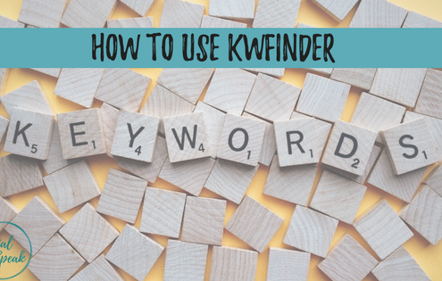 How to use KWFinder