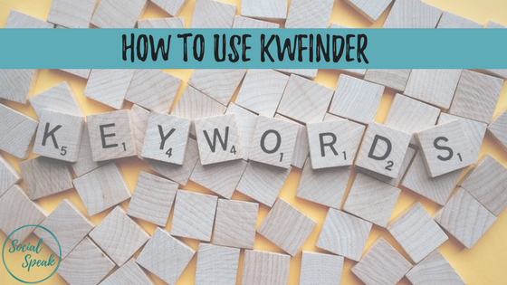 How to use KWFinder
