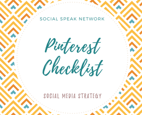 Pinterest Checklist