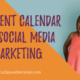 content calendar for social media marketing