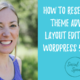 How to reset Enfold Theme Advanced Layout Editor after Wordpress 5 Update with Classic Editor Plugin