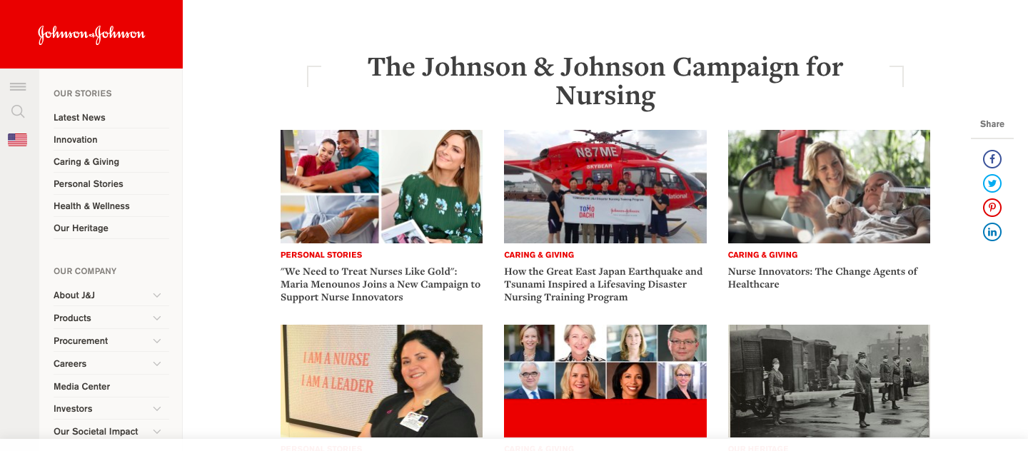 The Johnson & Johnson Campaign for Nursing