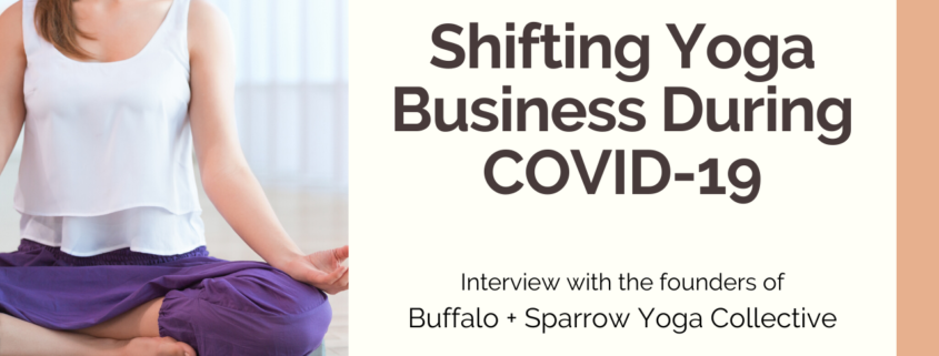 running a yoga business in covid19