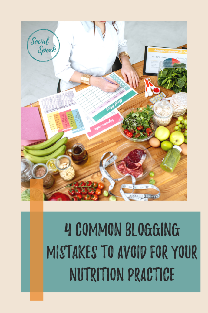 4 Common Blogging Mistakes to Avoid for Your Nutrition Practice