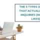 The 5 Types of Posts That Actually Drive Inquiries (Not Just Likes)